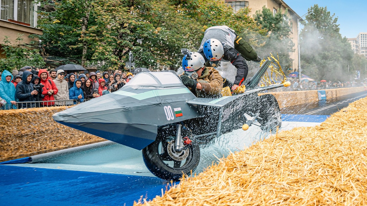 100 FUNNIEST Crashes from Red Bull Soapbox Race